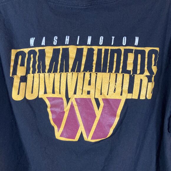 NFL Washington Commanders Football Club • Short Sleeve Black Tee T-Shirt (L) EUC - Picture 4 of 5